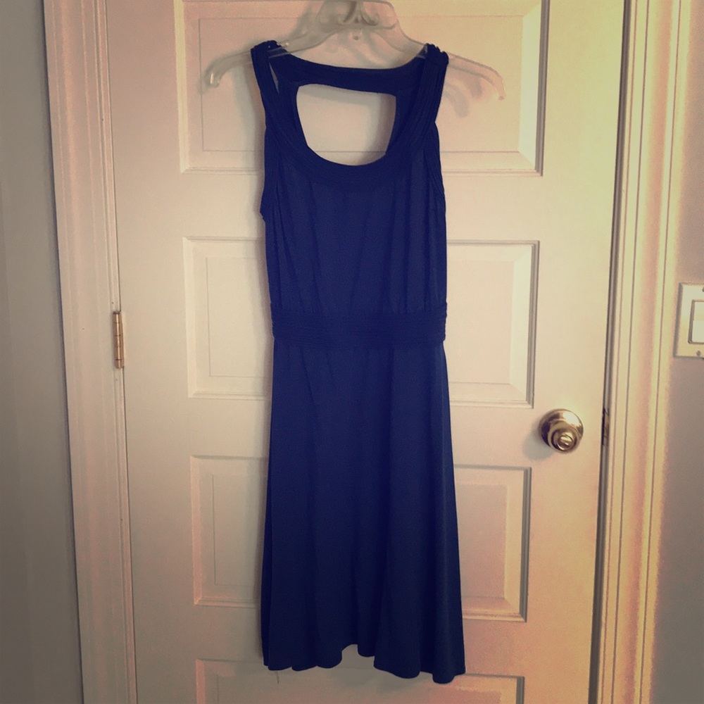 Max Studio navy dress size M NWOT